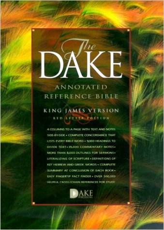 KJV The Dake Annotated Reference Bible B/L Burg - Dake Publishing